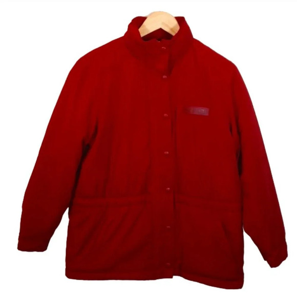 Lauren Ralph Lauren Jackets & Blazers - Ralph Lauren Women's Puffy Fleece Lined jacket Packable Hood in red size M/P